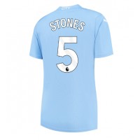 Fotbalové Dres Manchester City John Stones #5 Dámské Domácí 2023-24 Krátký Rukáv